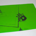 Schreibtischauflage für Linkshänder Pinie-Grün